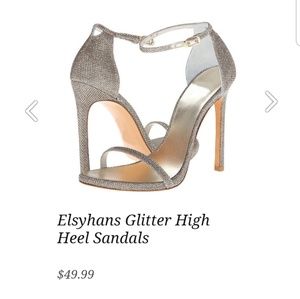 High heels sandals